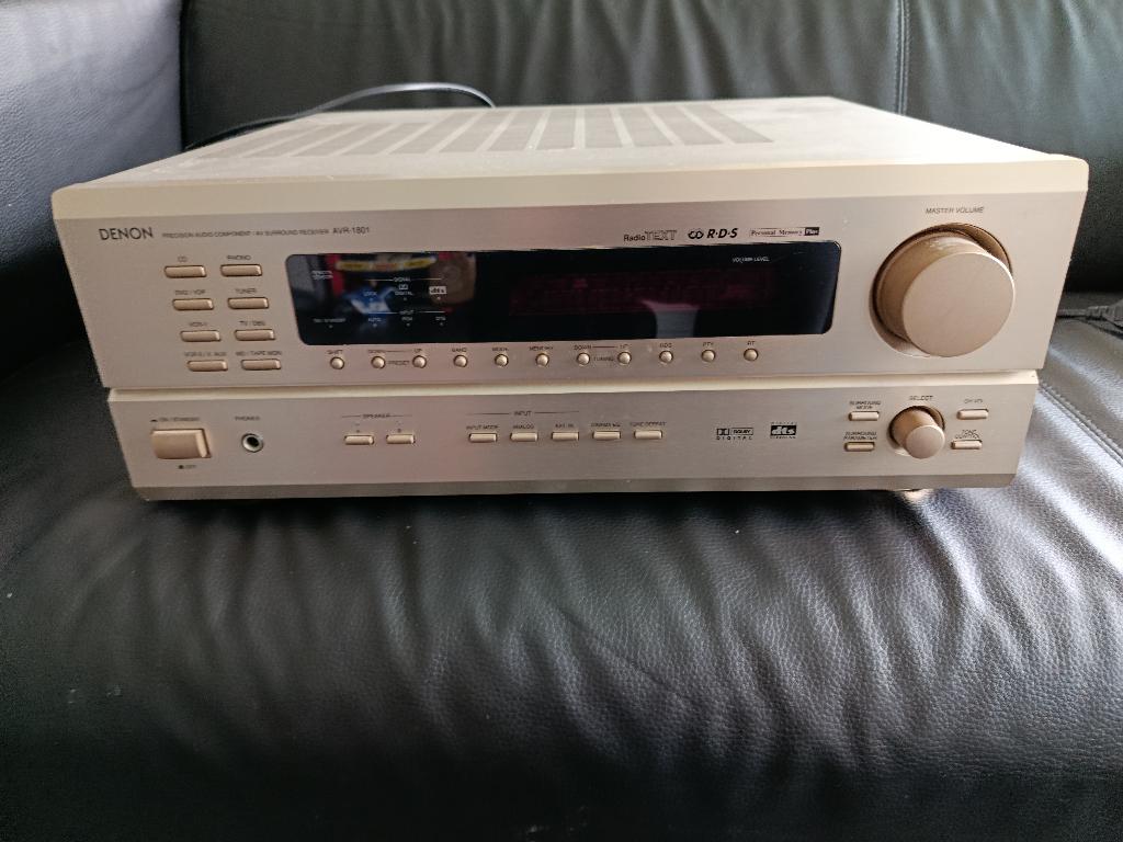 DENON AVR-1801 AV Surround Receiver, Gebruikt, Denon, Ophalen of Verzenden, 120 watt of meer
