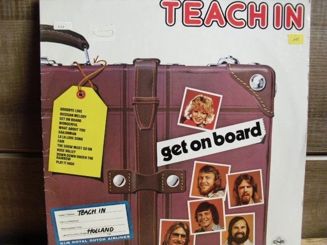 Teach In "Get On Board" LP, LP, Gebruikt, Pop, Ophalen of Verzenden