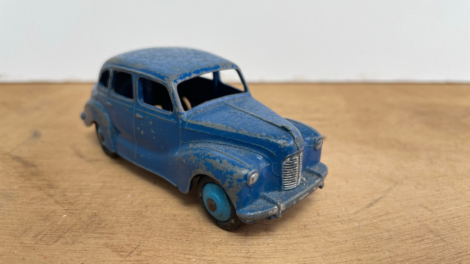 Vintage Dinky Toys Austin Devon - Blauw Speelgoedauto, Ophalen of Verzenden, Gebruikt