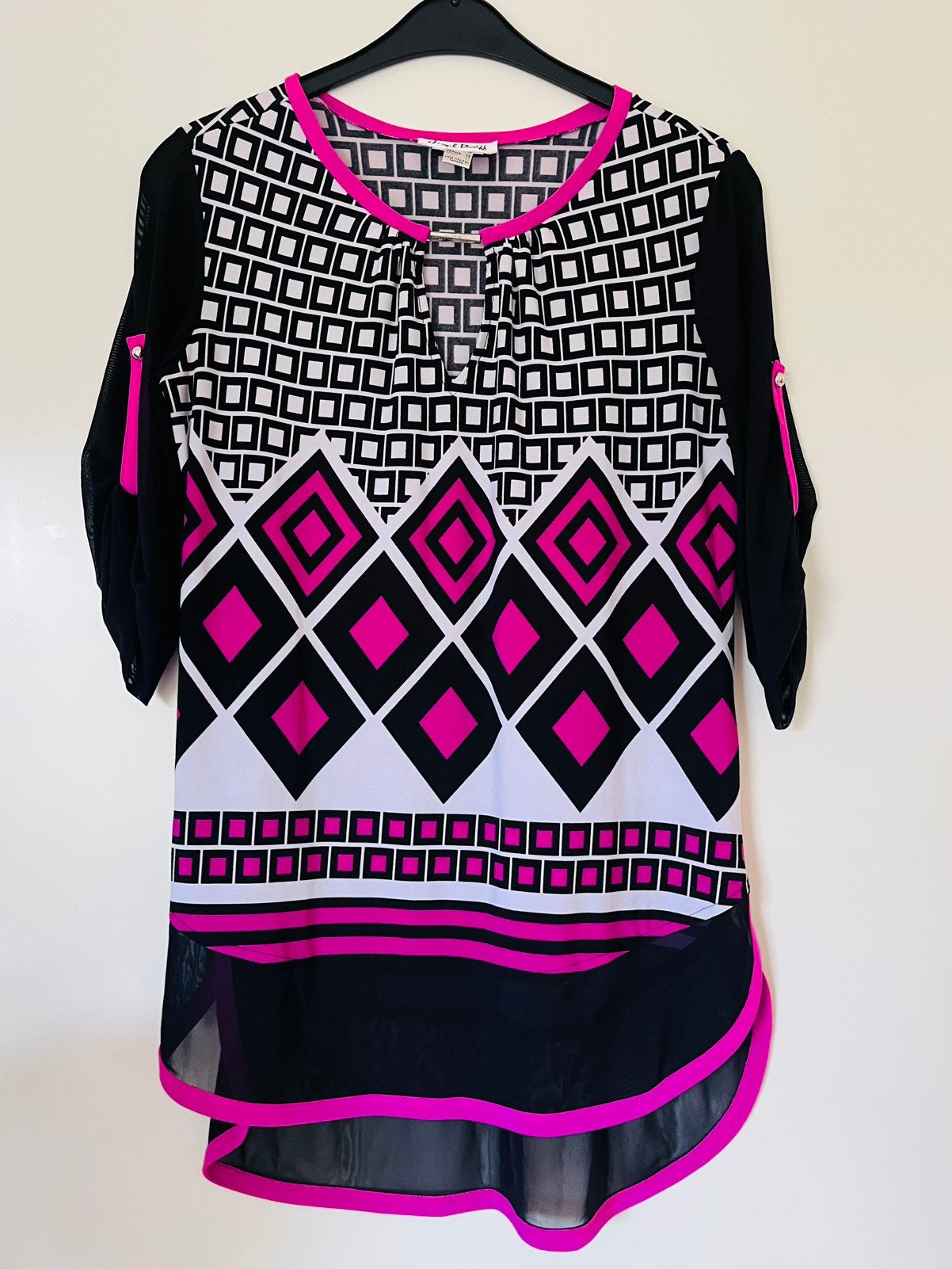 Schitterend langer shirtje van Joseph Ribkoff maat 40/42, Maat 38/40 (M), Zwart, Ophalen of Verzenden, Zo goed als nieuw