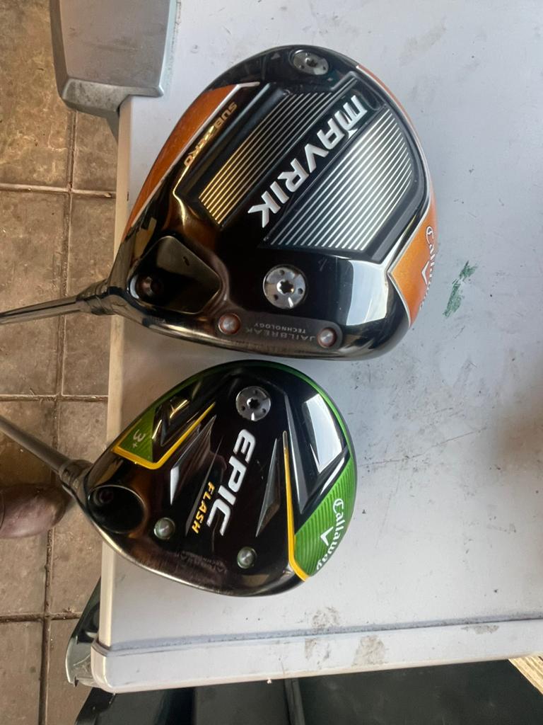 Callaway mavrik driver en Callaway epic flash wood 3, Ophalen, Zo goed als nieuw, Club, Callaway