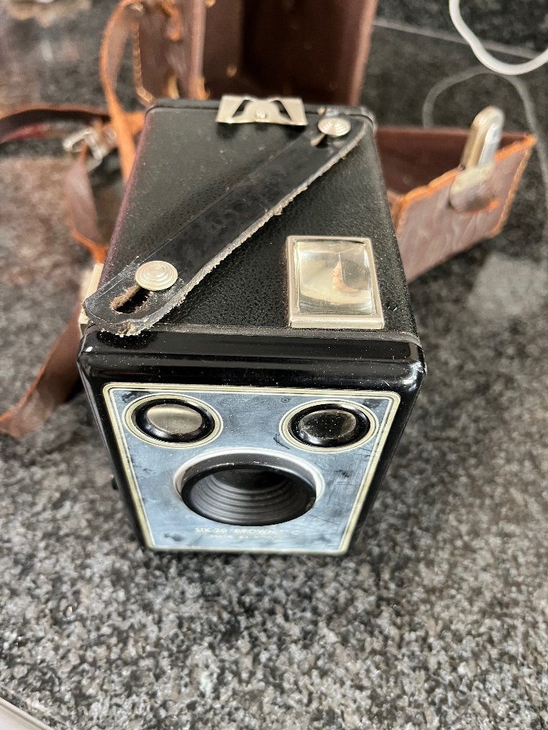 Kodak six-20 Brownie C, Ophalen of Verzenden, Gebruikt, Compact, Kodak