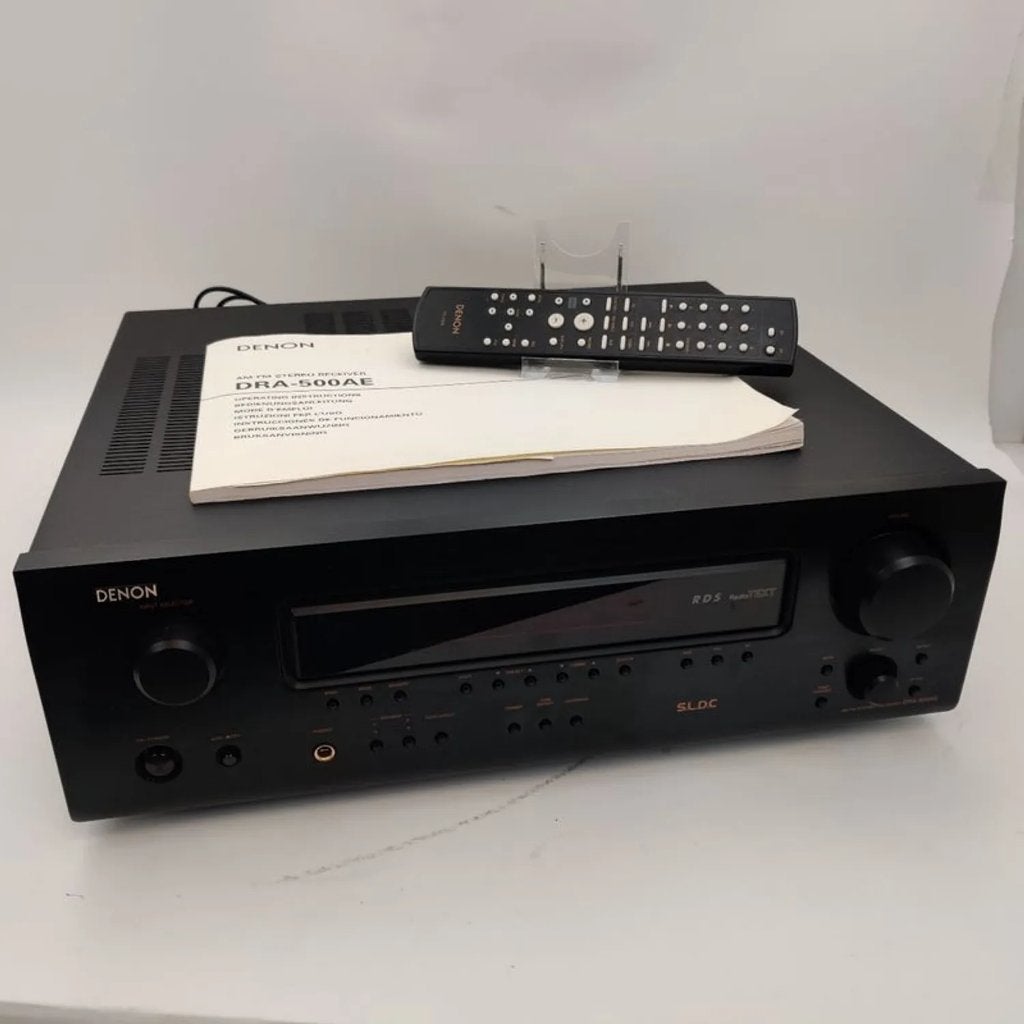 Denon DRA-500AE stereoreceiver met a.b nu voor €129.99, Audio, Tv en Foto, Versterkers en Receivers, Denon, Zo goed als nieuw
