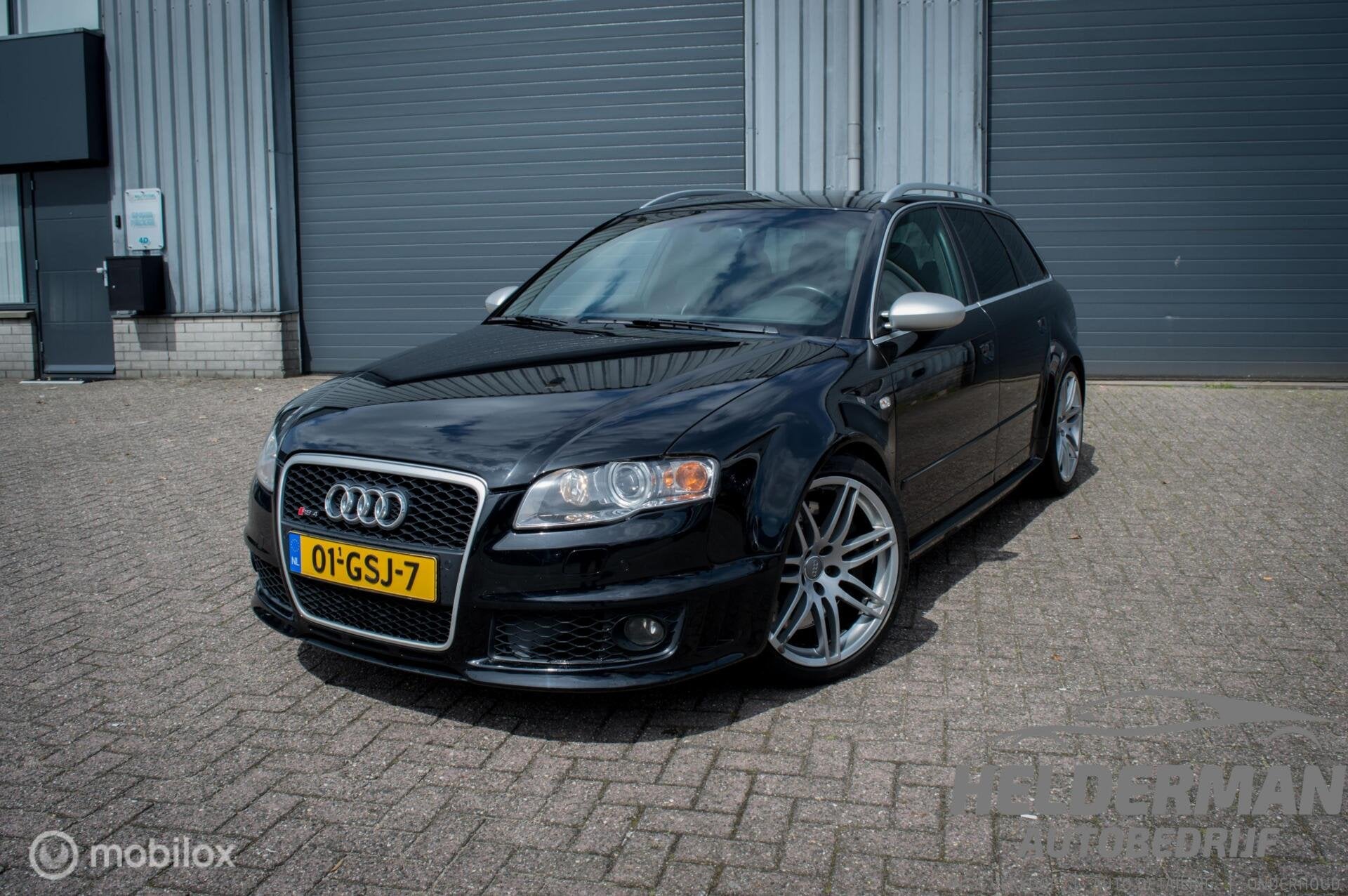 Audi RS4 Avant 4.2 V8 RS 4 quattro, Automatische klimaatregeling, Gebruikt, Zwart, Leder