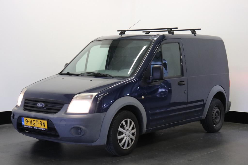 Ford Transit Connect 1.8 TDCi - Dakdragers - € 750.- Marge, Auto's, Bestelauto's, Voorwielaandrijving, Gebruikt, 4 cilinders, Blauw