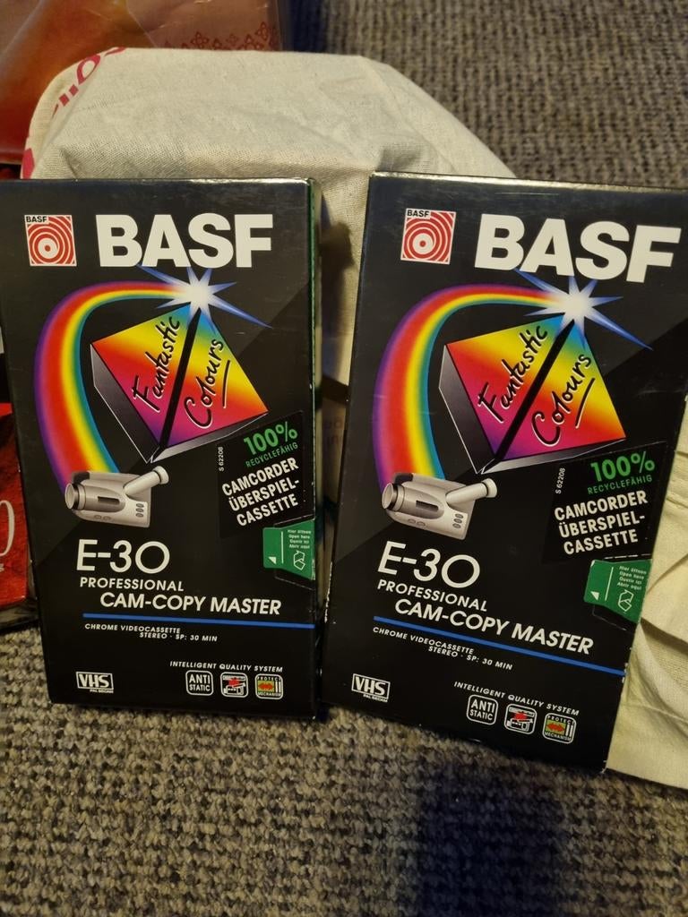 BASF E-30 nieuw vhs, Alle leeftijden, Ophalen of Verzenden, Nieuw in verpakking, Overige genres
