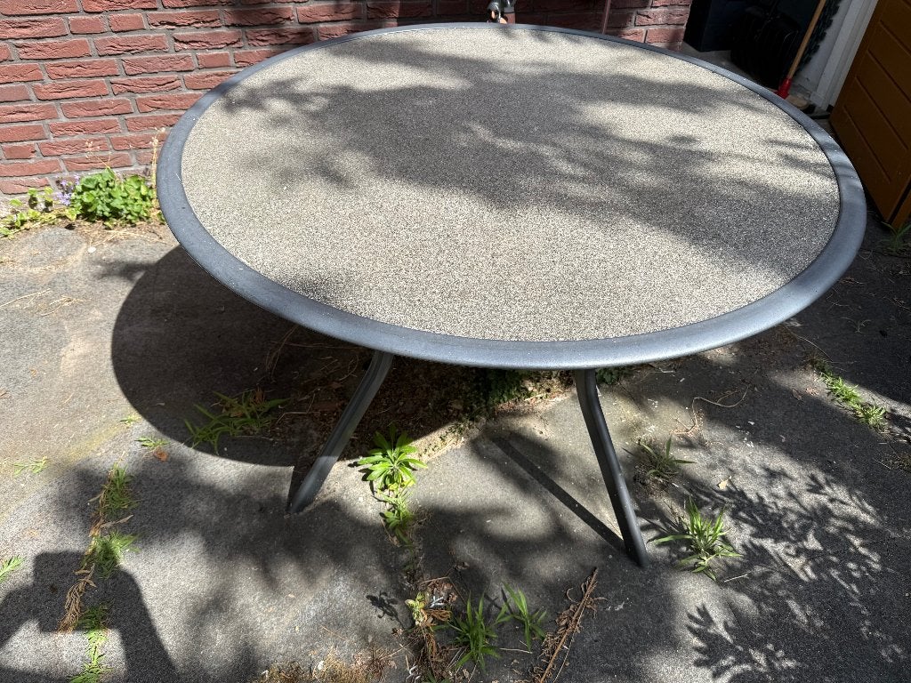 Ronde tuintafel (merk: Bellagio), Ophalen, Zo goed als nieuw, Rond, Overige materialen