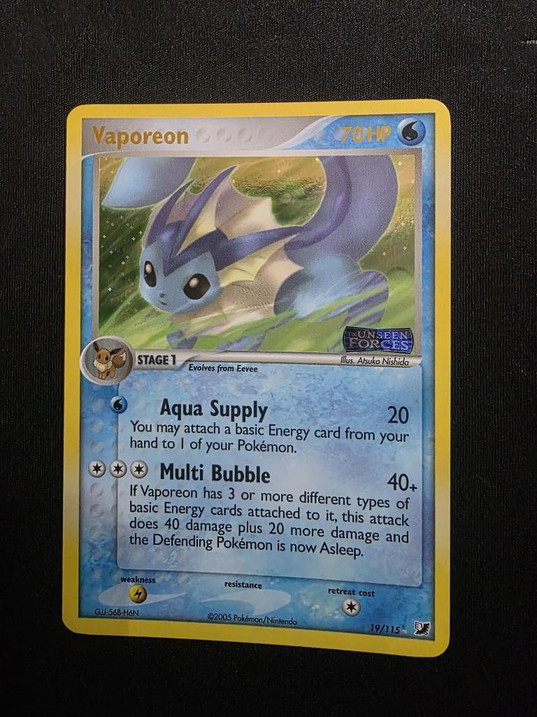 Pokémon TCG - Vintage Reverse holo's NM/EXC/GD, Ophalen of Verzenden, Zo goed als nieuw, Meerdere kaarten, Foil