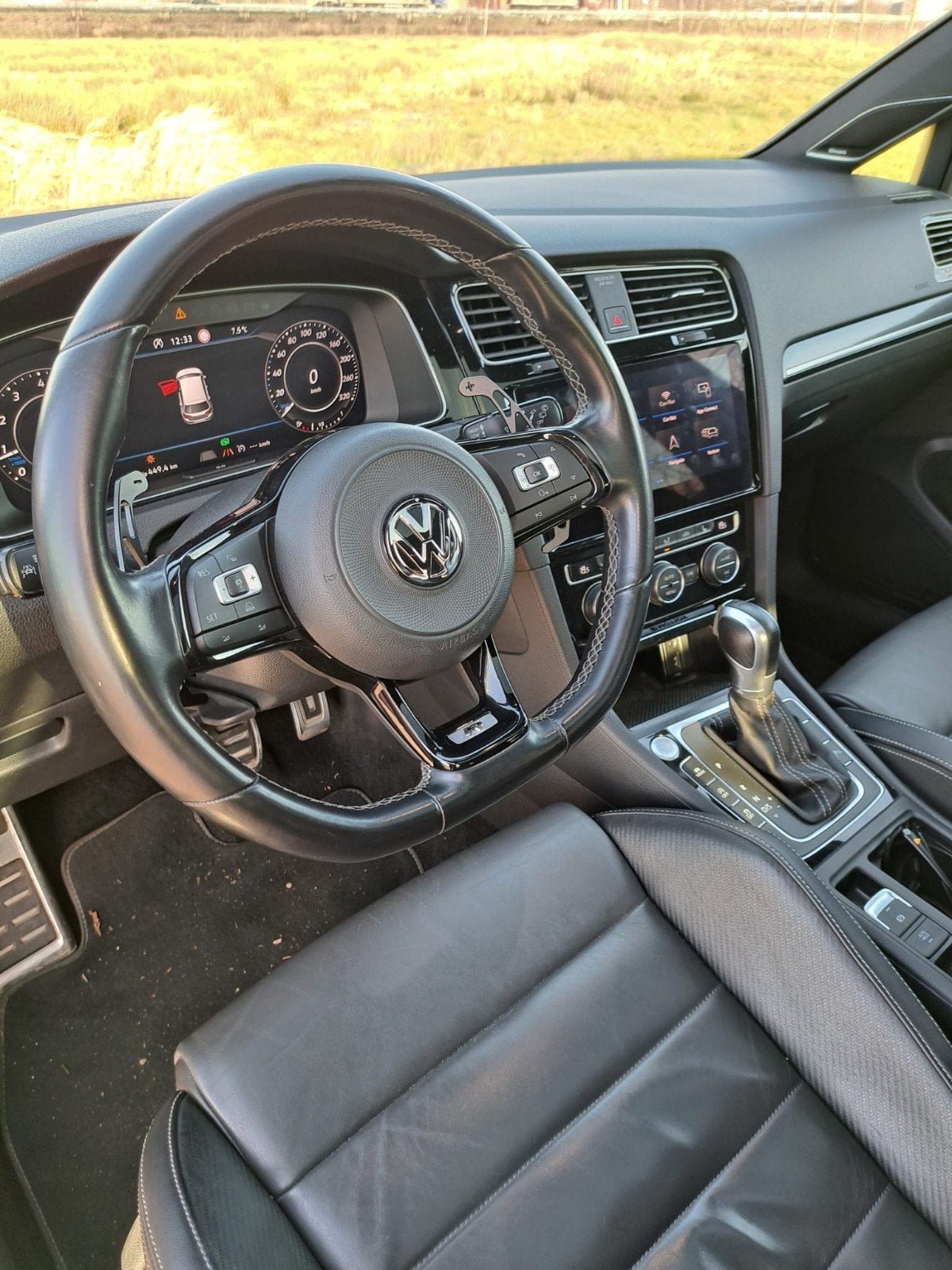 Vw Golf 2.0 TSI 4Motion 378pk 7-DSG 5D 2018 Grijs, Auto's, 14 km/l, 378 pk, Geïmporteerd, 84 €/maand
