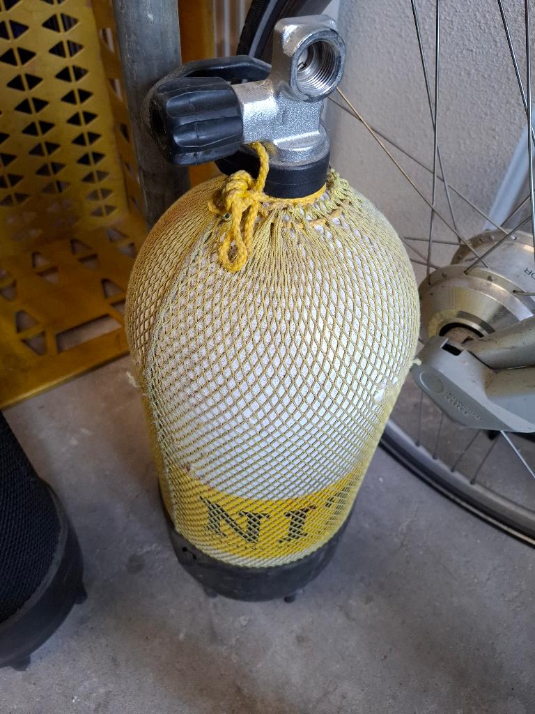Duikfles 12L, Watersport en Boten, Duiken, Ophalen, Gebruikt, Duikfles