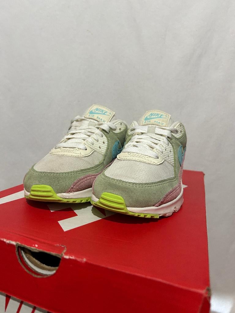 ALS NIEUW! Maat 37,5 - Nike Air Max 90 Easter Leopard, Overige kleuren, Verzenden, Nike, Nike