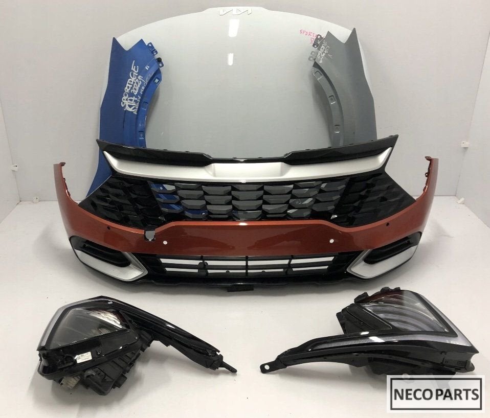 KIA SPORTAGE VOORKOP BUMPER MOTORKAP SCHERM PORTIER DEUR, -, -, Ophalen of Verzenden, Bumper