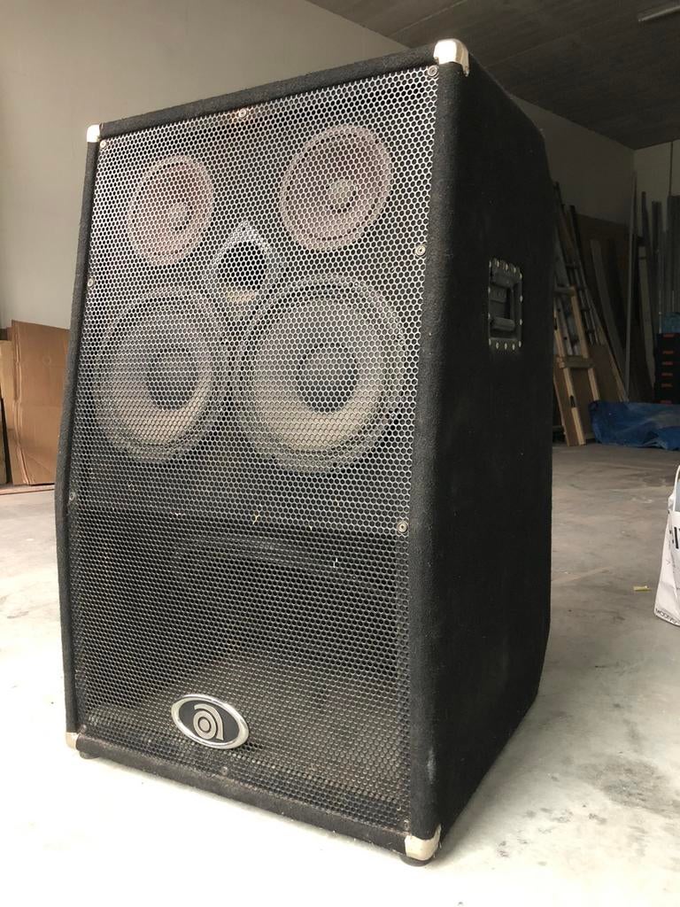 AMPEG PR-1832HE speaker + AMPEG FP-500 versterker top !!, Muziek en Instrumenten, Ophalen, Gebruikt, Basgitaar, 100 watt of meer