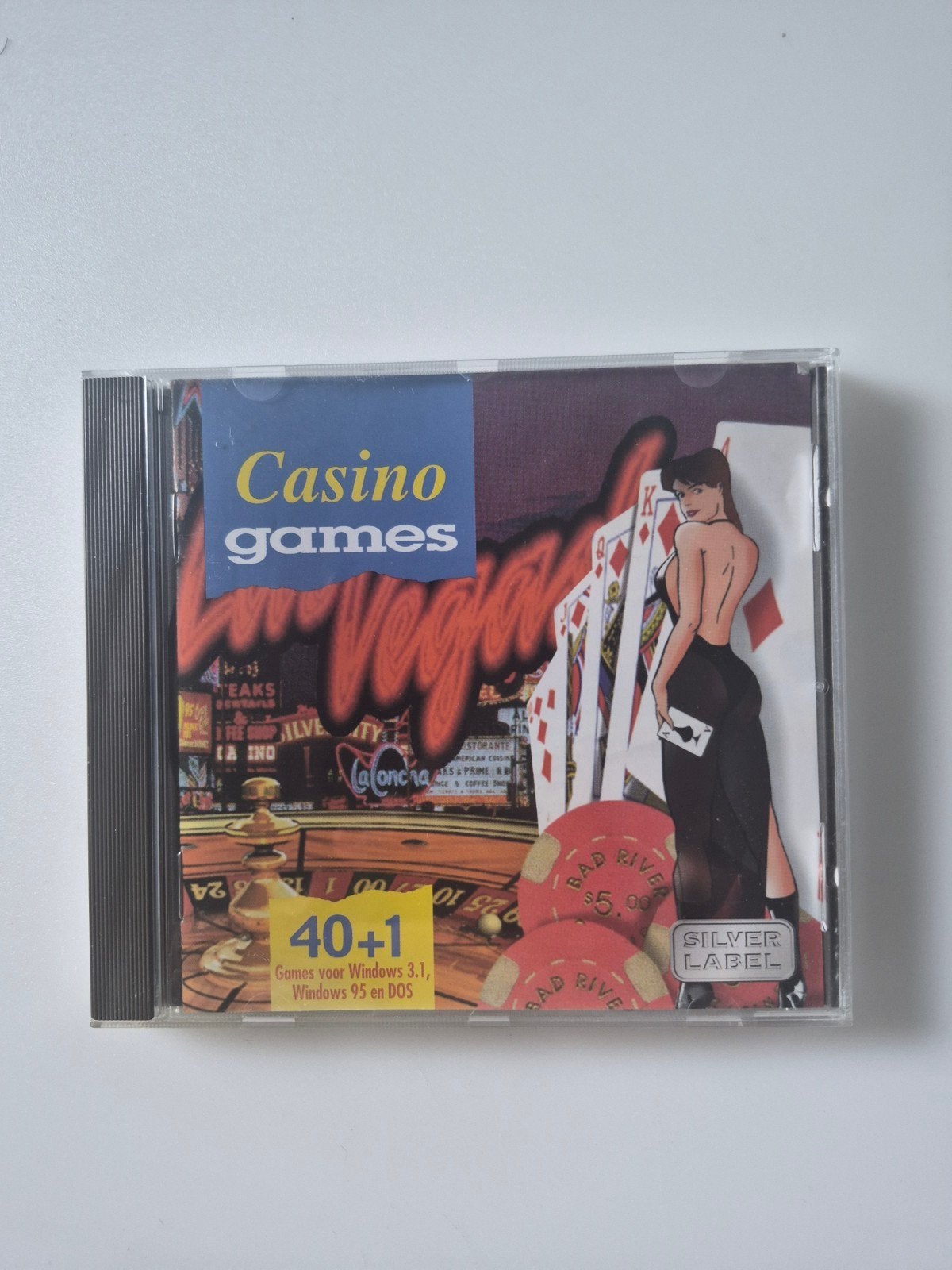 Silver Label Casino Games PC CD-ROM (Windows 3.1/95/DOS), Overige genres, 1 speler, Ophalen of Verzenden, Zo goed als nieuw