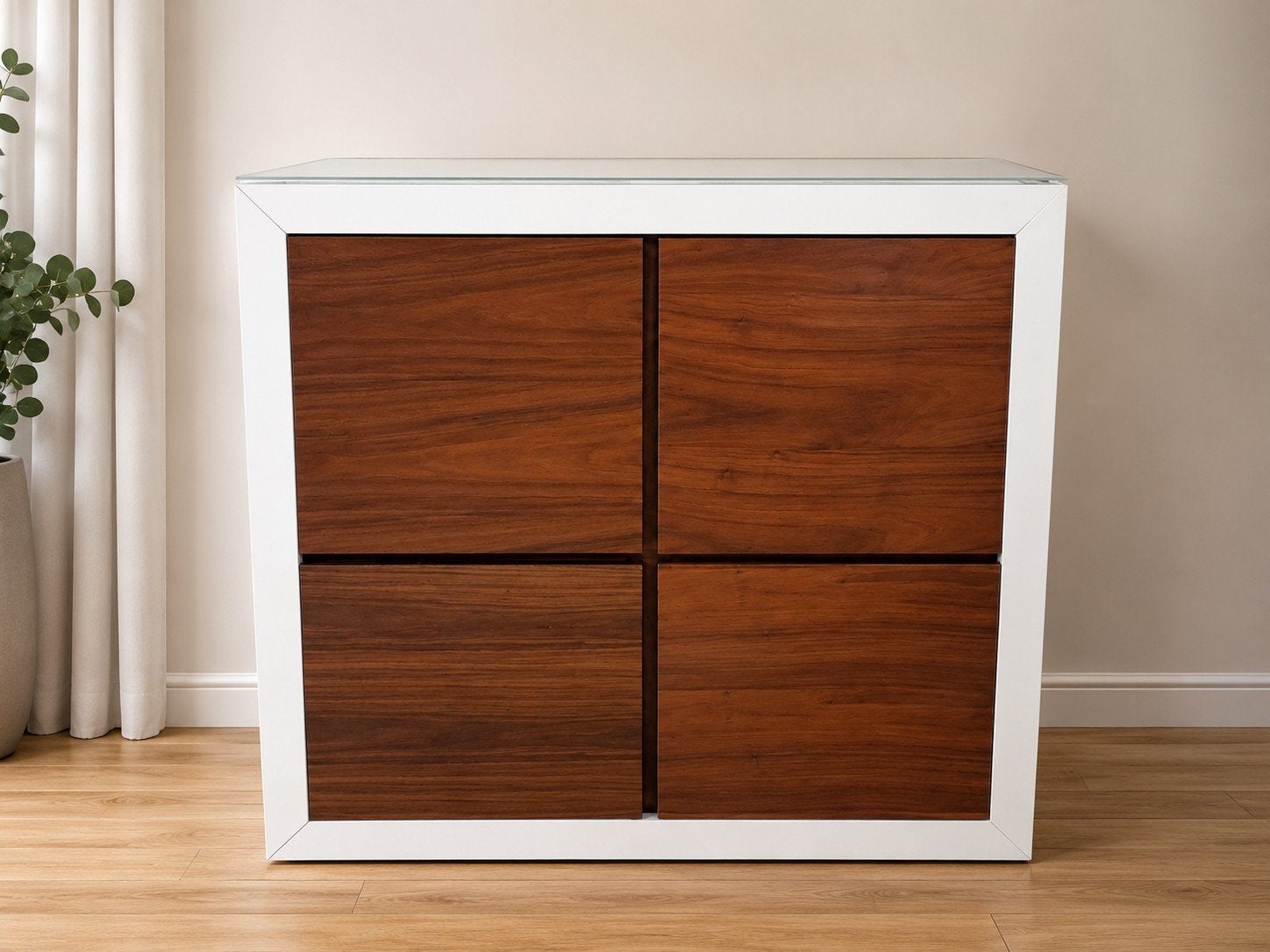 Twee hoge kwaliteitskasten en dressoir - Wegens emigratie, Ophalen, 150 tot 200 cm, Modern, 25 tot 50 cm