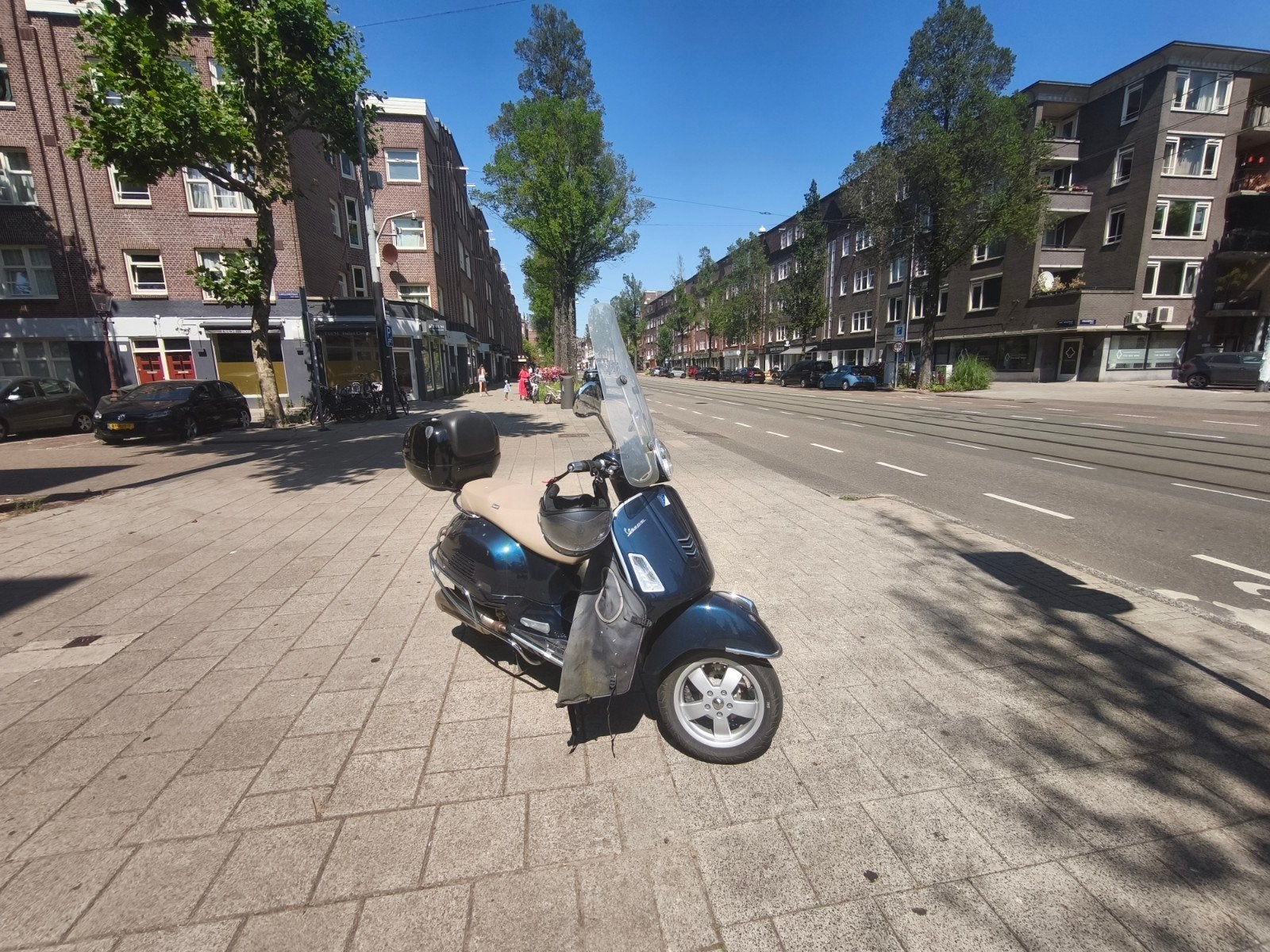 Vespa gts 250 - Blauw, Ophalen, Zo goed als nieuw, Overige typen, Vespa