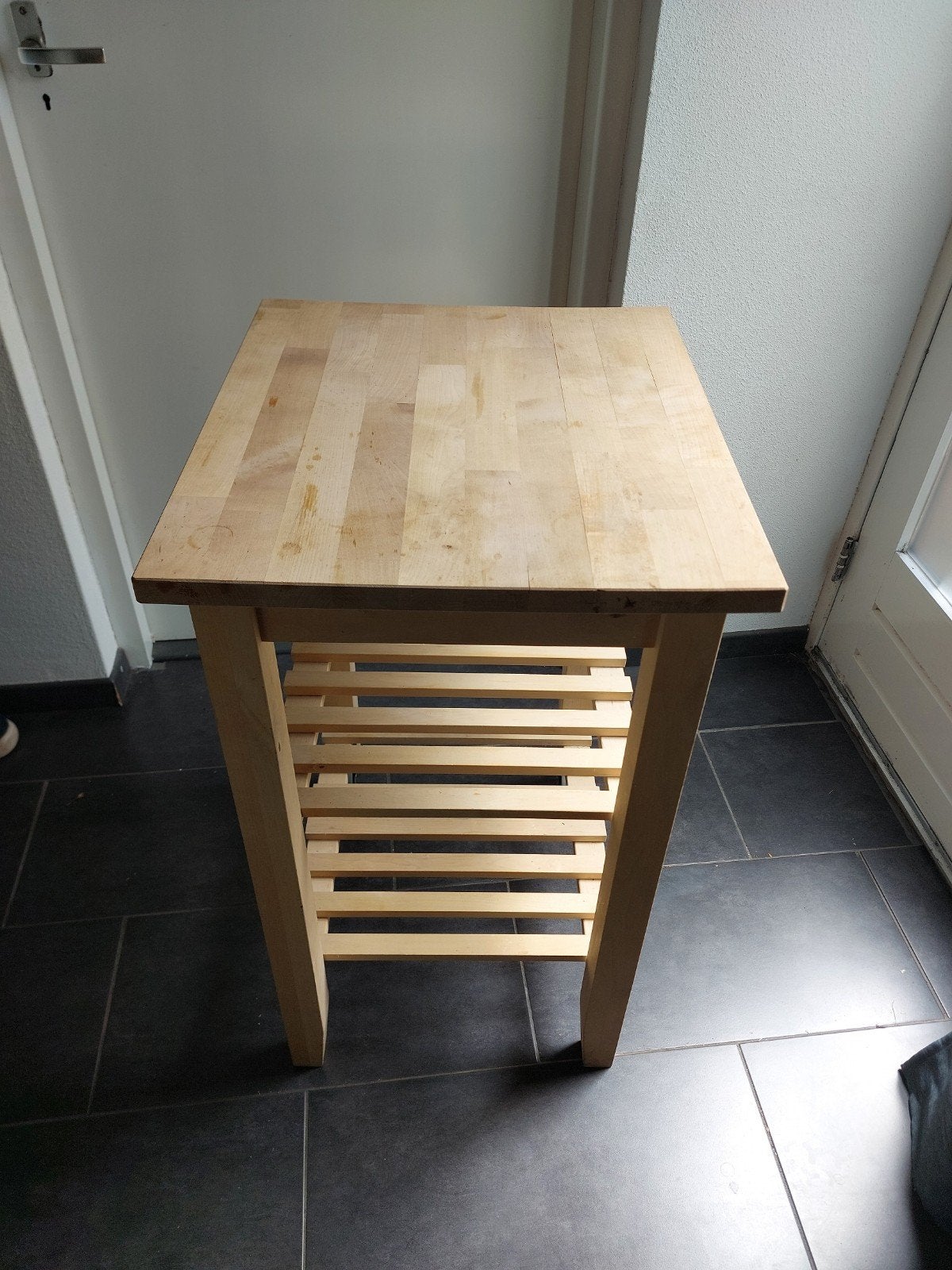 BEKVÄM

Roltafel, IKEA, Huis en Inrichting, Tafels | Sidetables, Ophalen of Verzenden, Gebruikt, 25 tot 50 cm, Rechthoekig