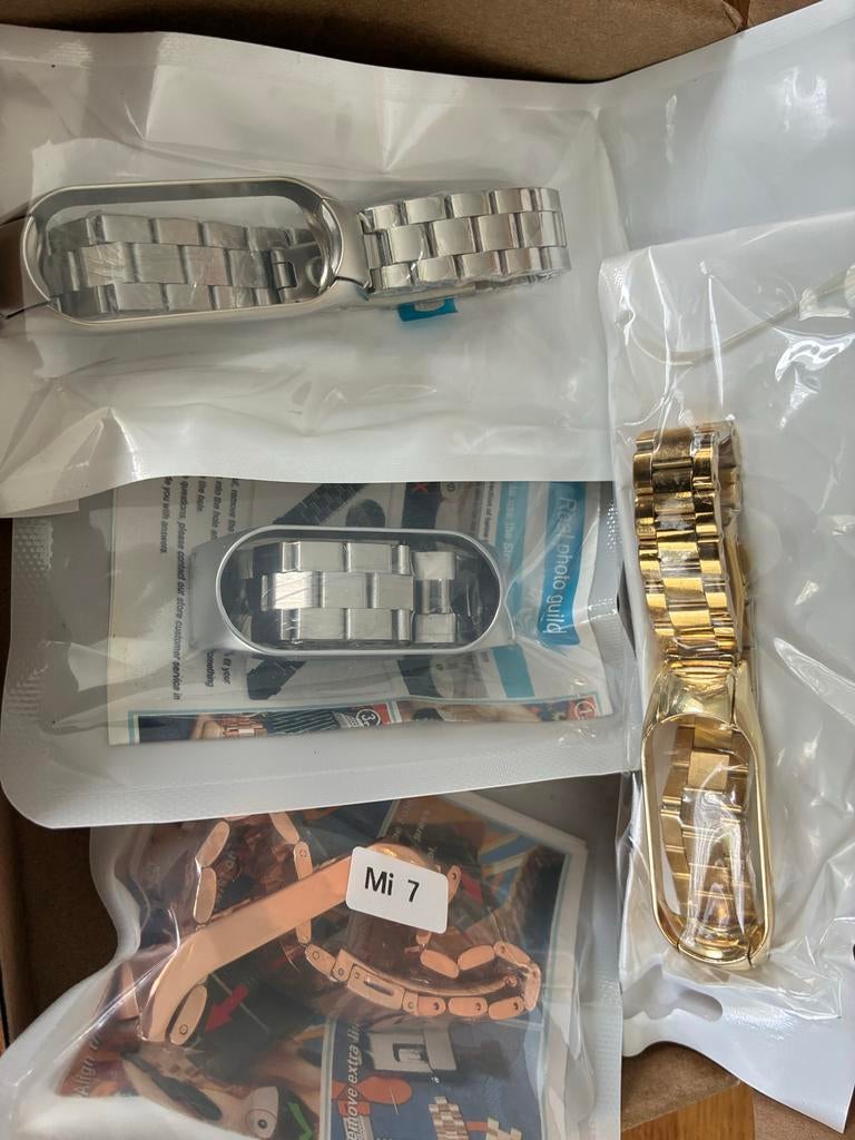 Horlogebandjes voor Xiaomi Mi Band - Diverse kleuren, Overige merken, Staal, Polshorloge, Nieuw