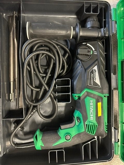 Hitachi boorhamer DH26PB, Ophalen, 600 watt of meer, Boor- en/of Breekhamer, Zo goed als nieuw