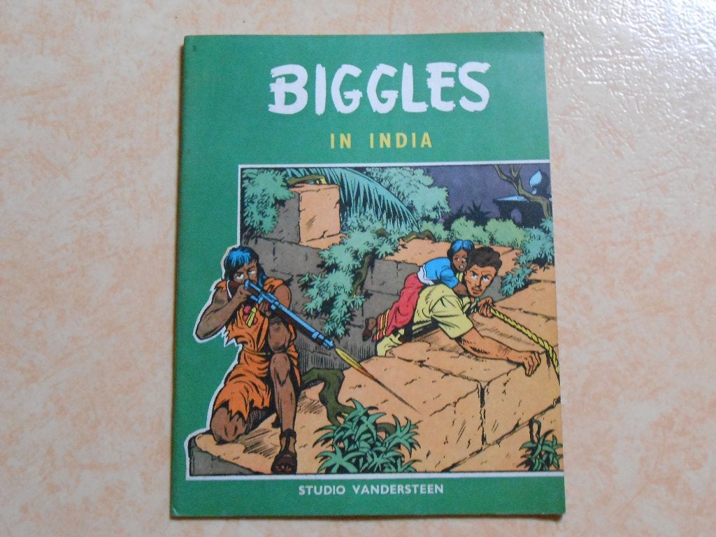 Biggles 3 in India 1966 1 ste druk., Boeken, Stripboeken, Willy Vandersteen, Eén stripboek, Ophalen of Verzenden, Zo goed als nieuw