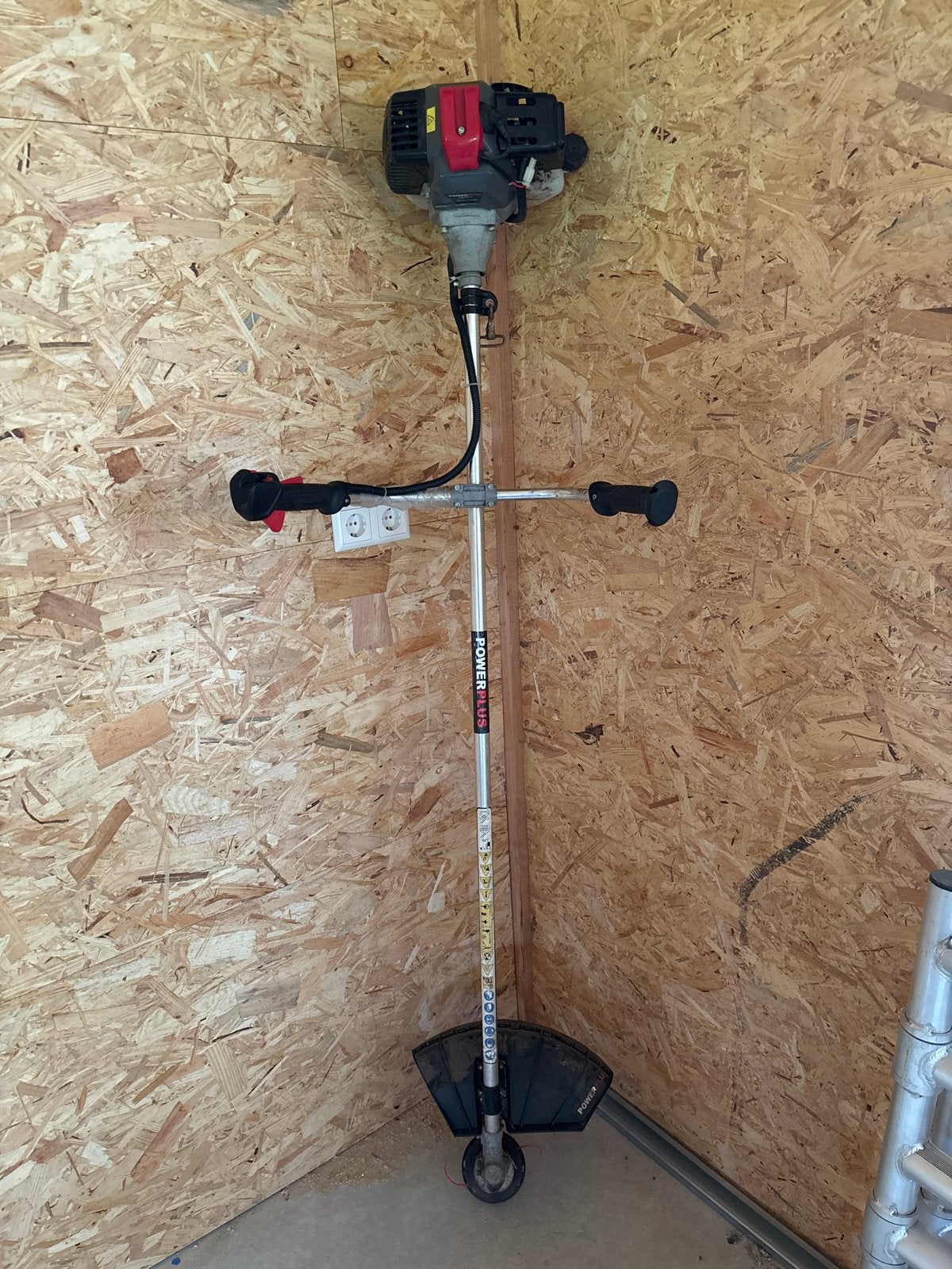PowerPlus Benzine Bosmaaier - Gebruikt, Ophalen of Verzenden, Gebruikt, 30 tot 50 cm, Benzine