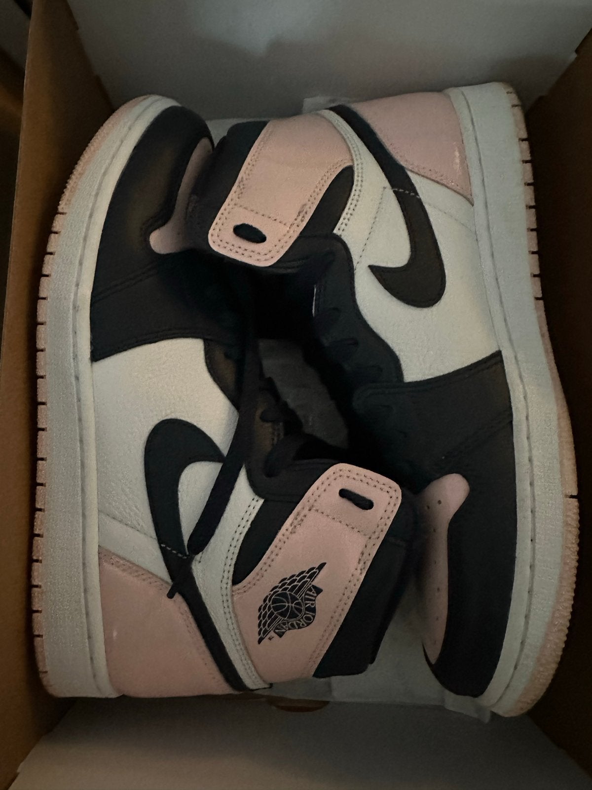 Jordan 1 High Atmosphere Bubblegum Maat 43, Ophalen of Verzenden, Roze, Sneakers of Gympen, Zo goed als nieuw