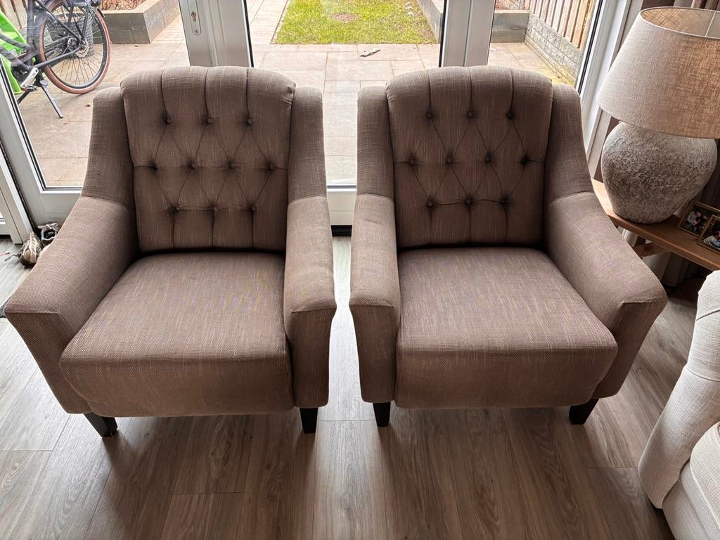 2 mooie stoeltjes, Huis en Inrichting, Fauteuils, Zo goed als nieuw, 50 tot 75 cm, Minder dan 75 cm, Ophalen of Verzenden
