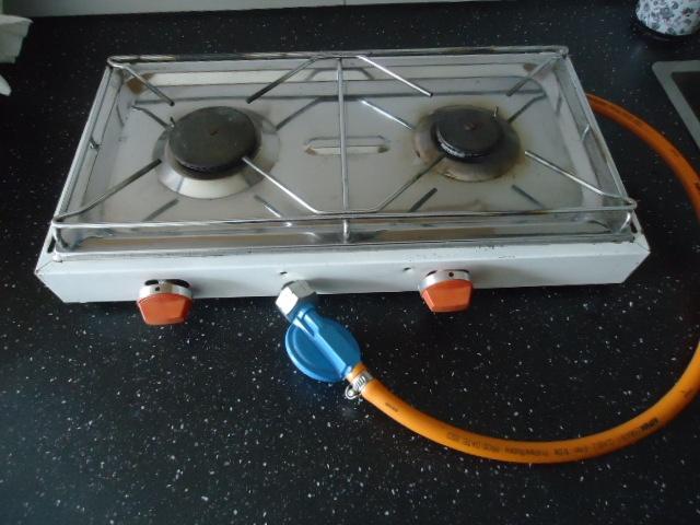 2 pits Gasstelletje, Ophalen, Gebruikt
