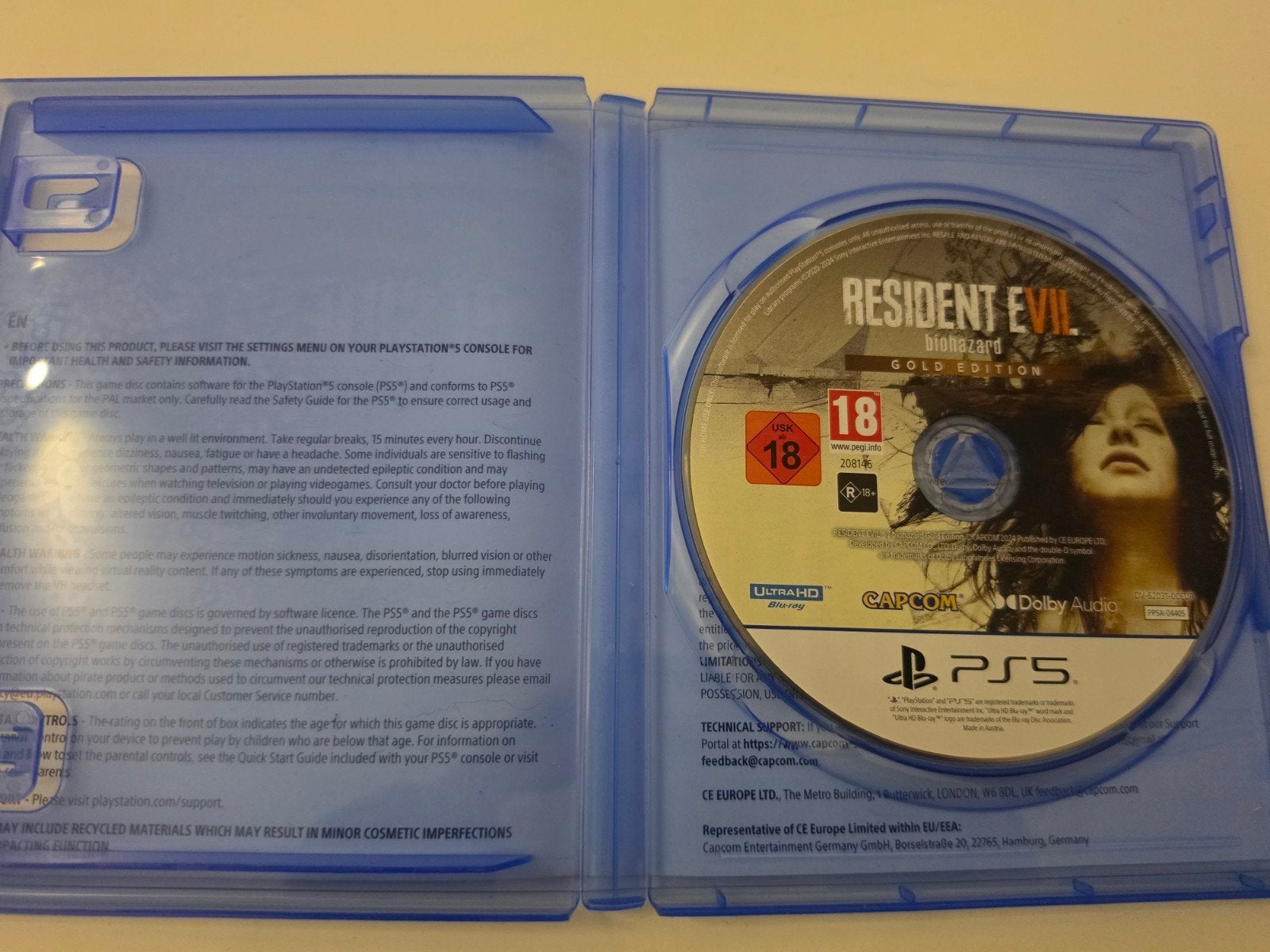 Resident Evil 7: Biohazard voor Playstation 5 Lees Goed Aub, Vanaf 18 jaar, Overige genres, Ophalen of Verzenden, Zo goed als nieuw