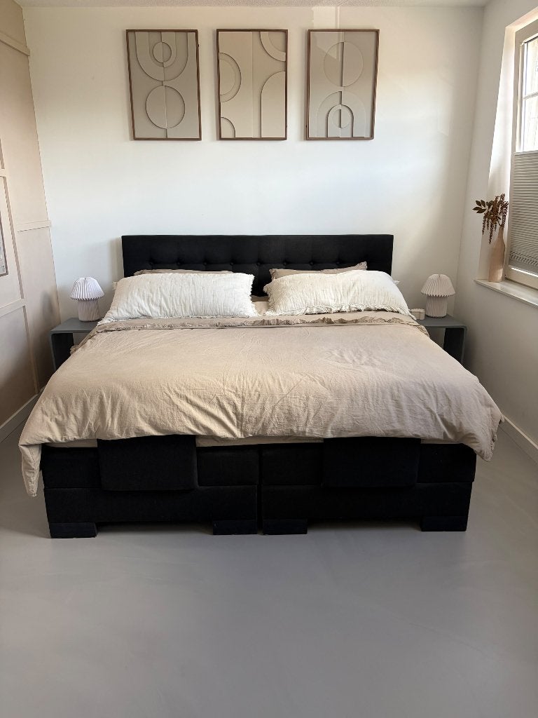Elektrische Boxspring matras maat 180 x 200, Ophalen, Gebruikt, Klassiek, Tweepersoons