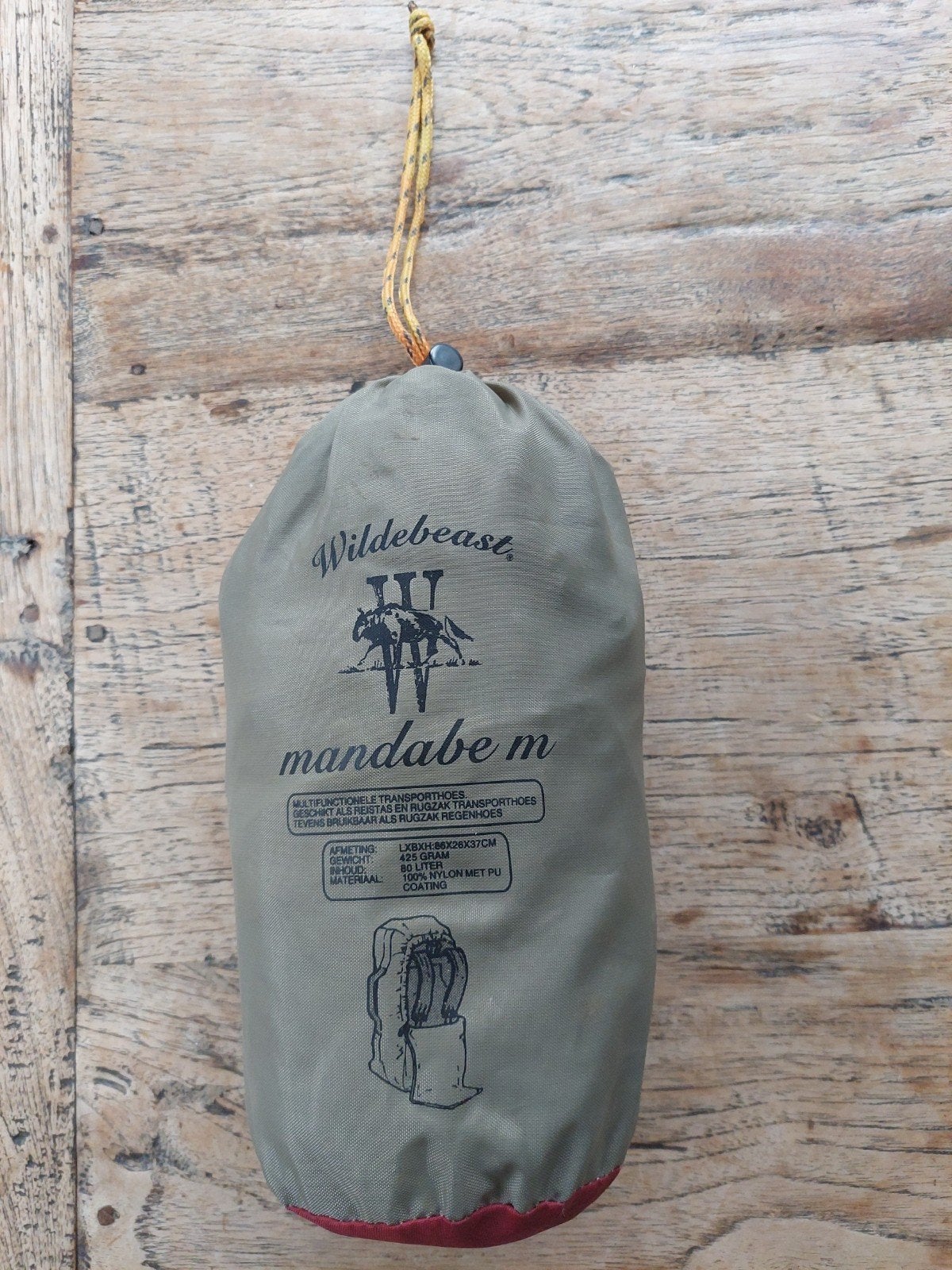 transporthoes hoes voor reistas en rugzak, Ophalen, 30 cm of meer