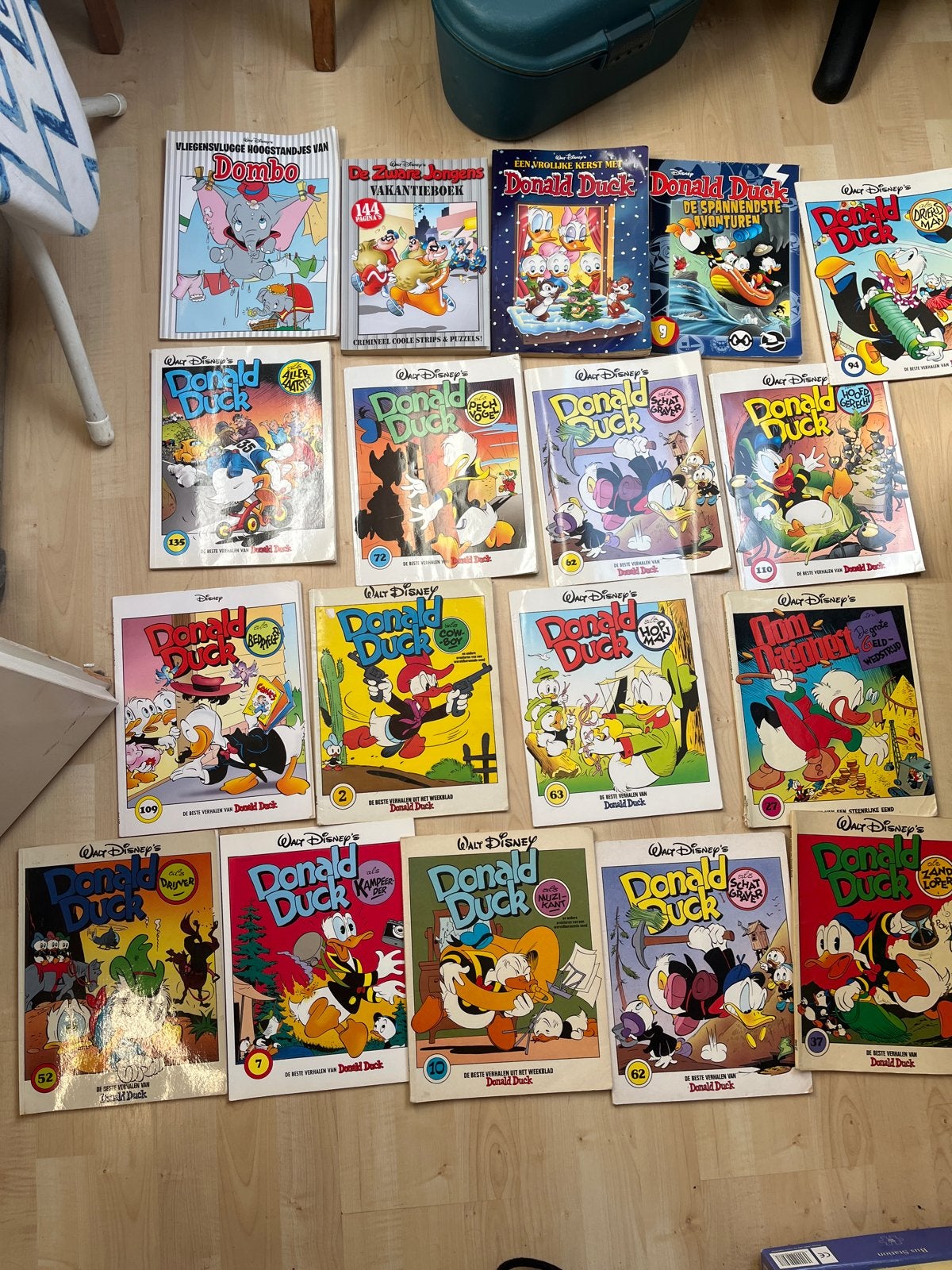 Grote collectie Donald Duck en andere Disney stripboeken, Meerdere stripboeken, Ophalen of Verzenden, Gelezen