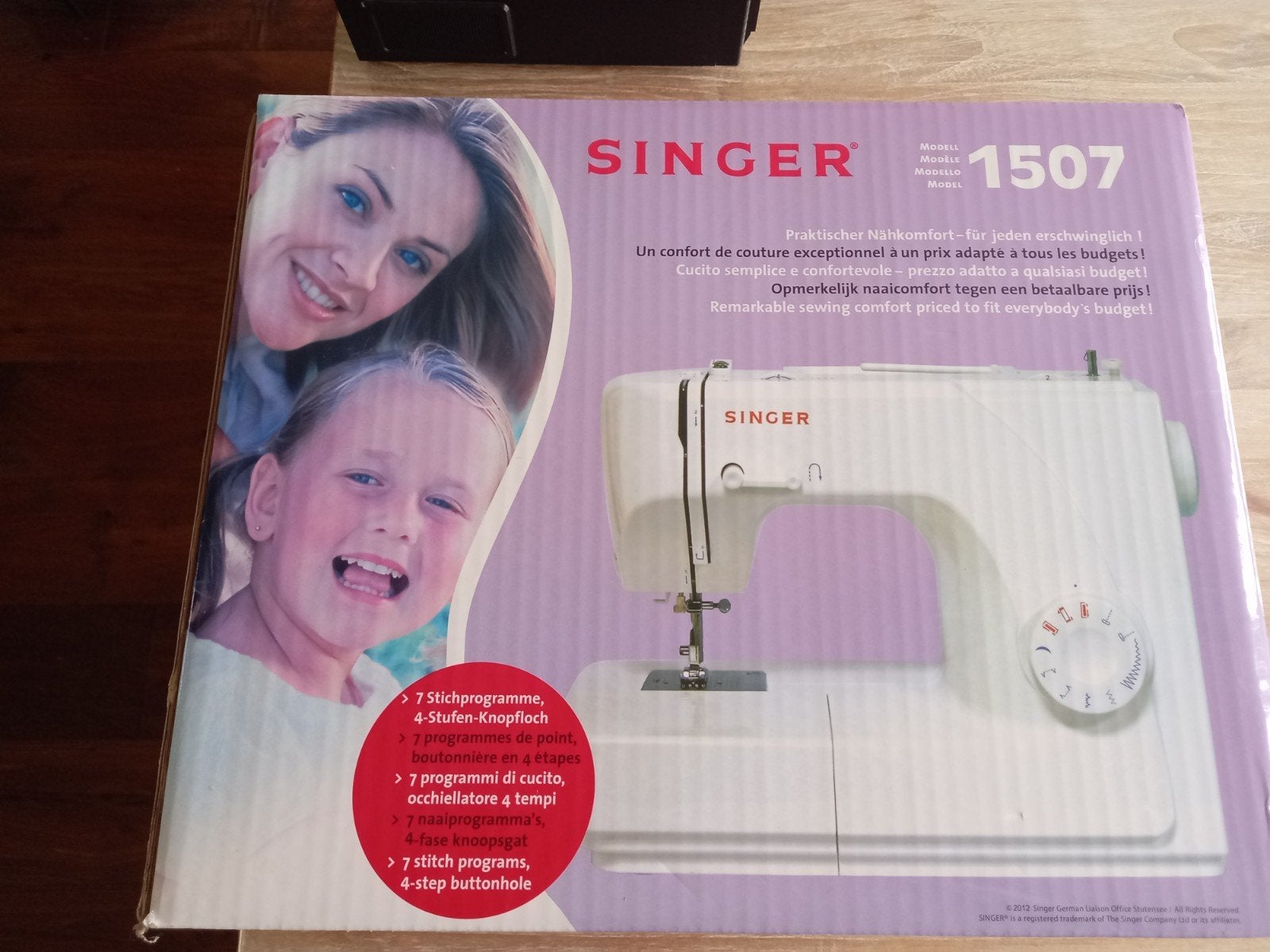 Singer 1507 naaimachine, Ophalen, Nieuw, Naaimachine, Singer