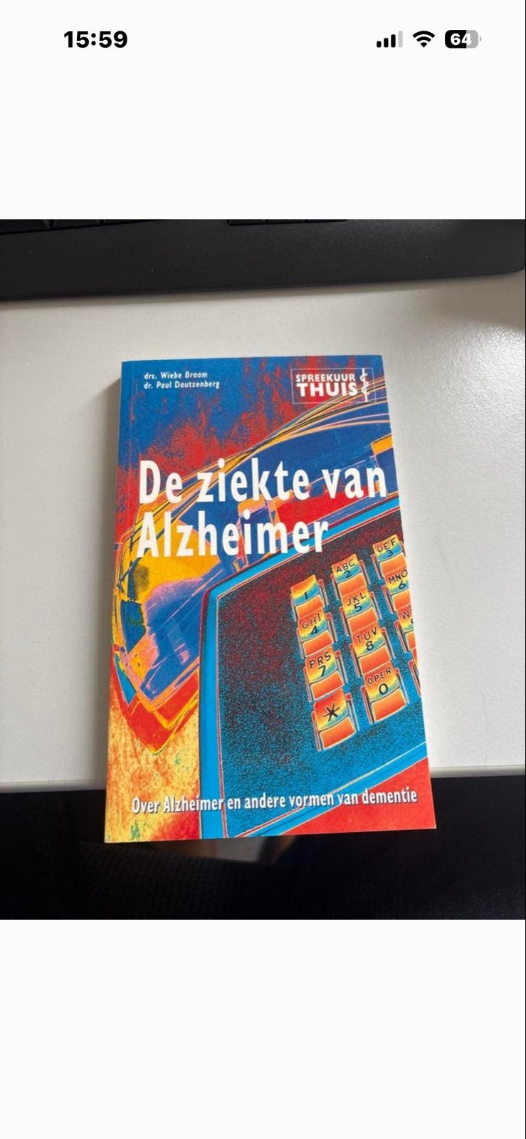 De ziekte van Alzheimer: Over Alzheimer en dementie, Ophalen of Verzenden, Gelezen, Ziekte en Allergie
