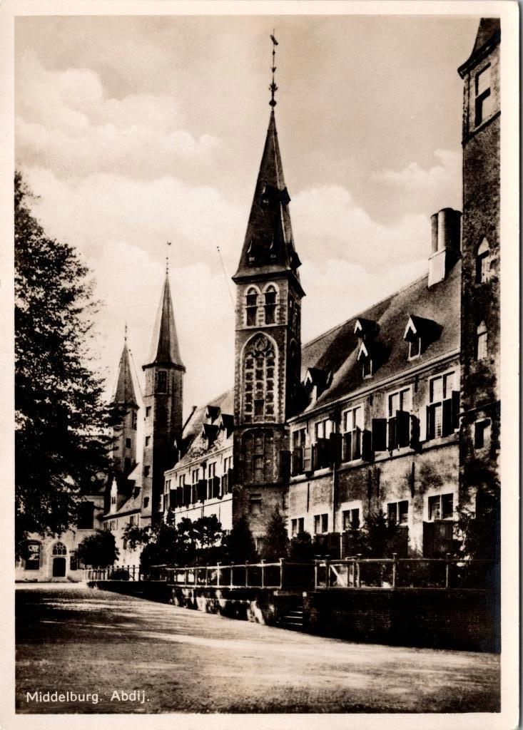 Middelburg - Abdij, Verzenden, 1940 tot 1960, Ongelopen, Zeeland