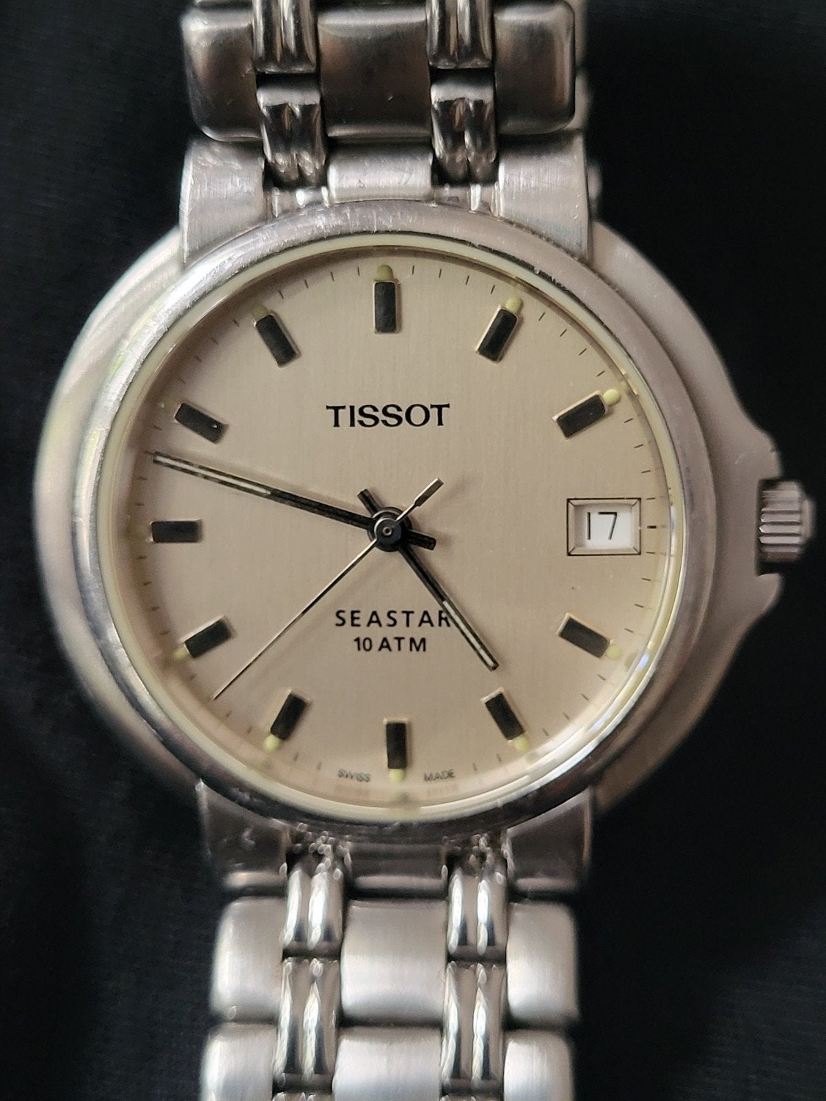 Tissot Seastar 10 ATM dameshorloge - ref 260 S668, Ophalen of Verzenden, Staal, Overige merken