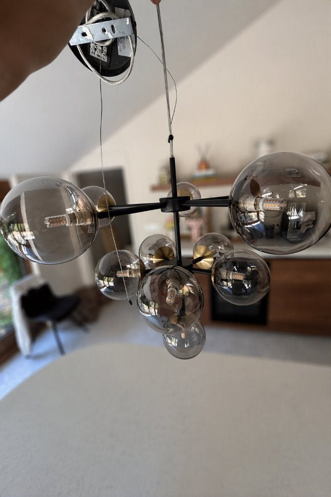 Verschillende lampen voor uw nieuwe huis, Ophalen, Zo goed als nieuw, Glas, E27 (groot)