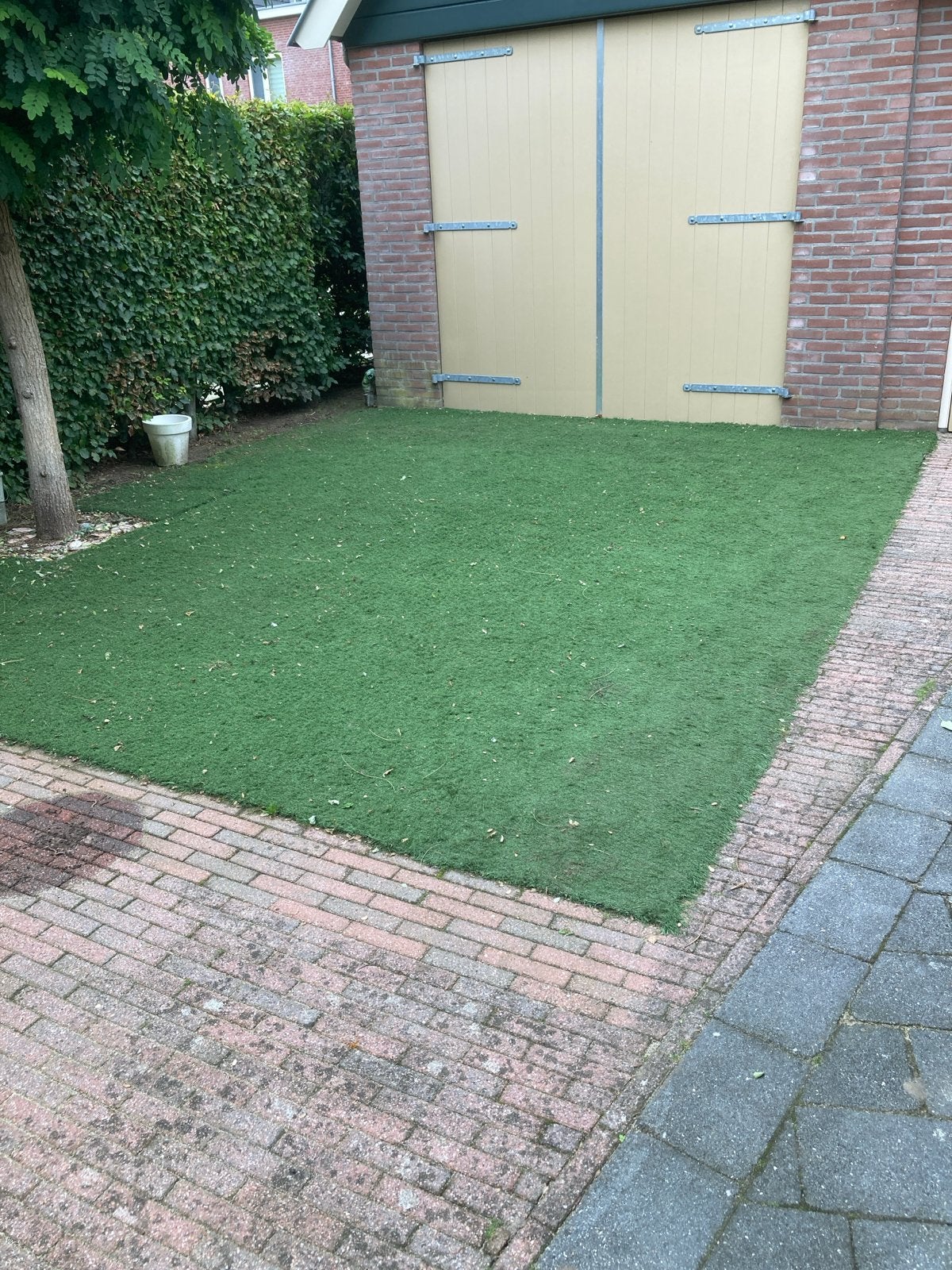 Kunstgras voor tuin of balkon, Tuin en Terras, Ophalen of Verzenden, Gebruikt, 10 tot 20 m², Kunstgras