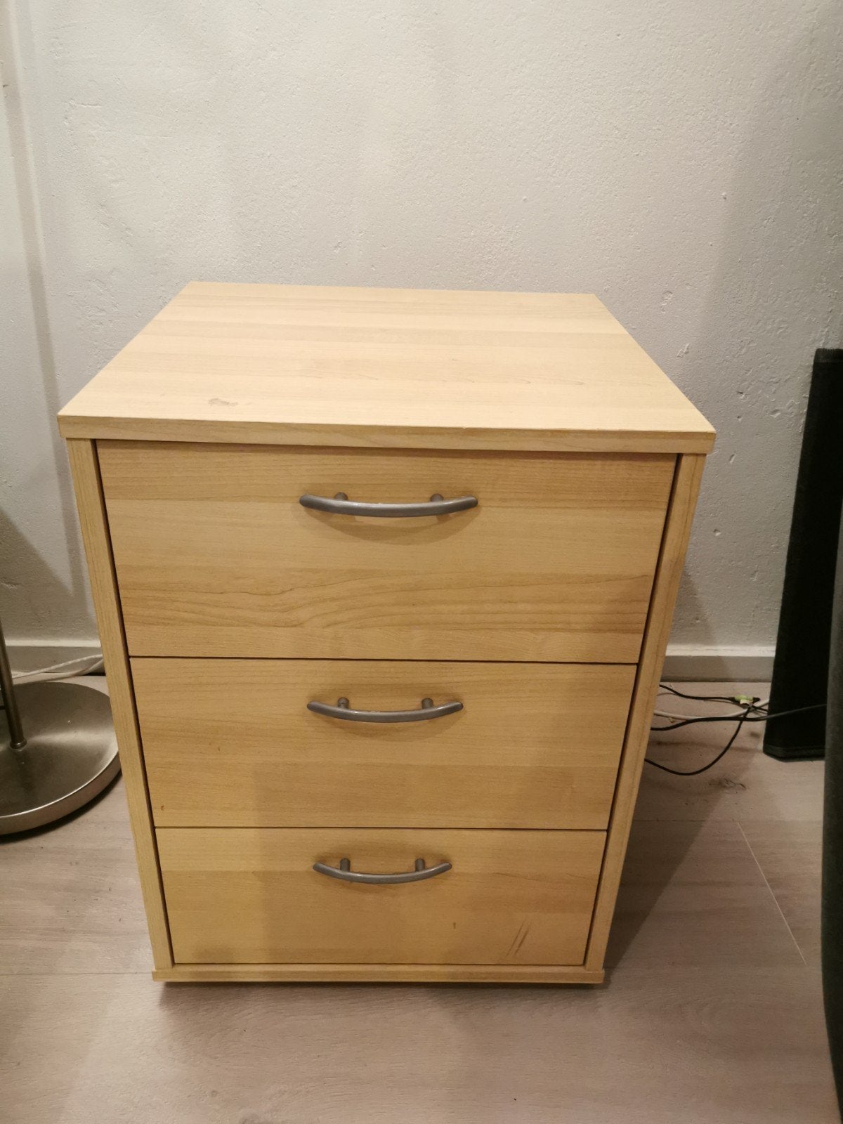 Verrijdbaar ladeblok met 3 laden - 42x40x57,5 cm, Ophalen