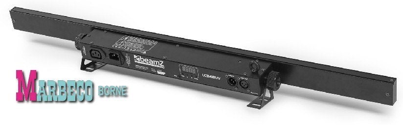 UV LED Bar 18x3 watt, DMX, 6 segmenten, Sound control, Nieuw, Info@marbeco.nl, BeamZ, Licht