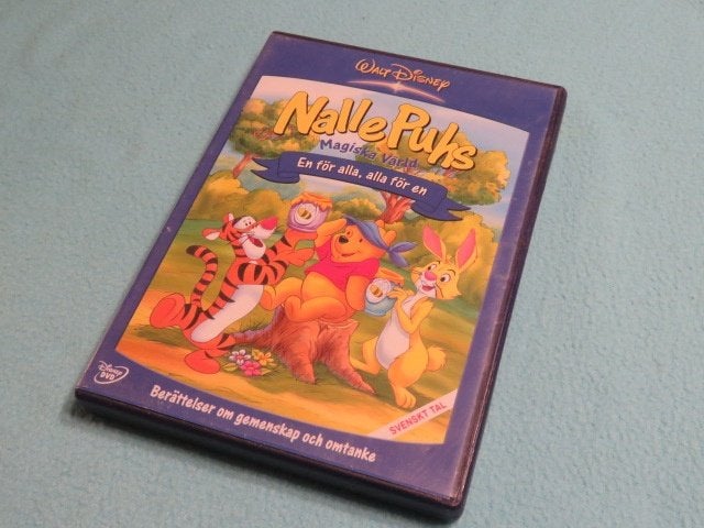 Zweedse DVD: Nalle Puhs magiska värld, Disney, Cd's en Dvd's, Dvd's | Tekenfilms en Animatie, Inclusief doosje, Engels, Tekenfilm