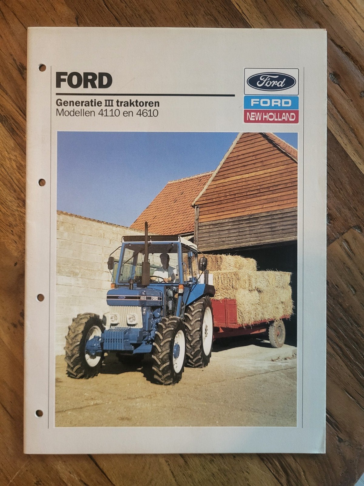 tractor folder Ford 4110 4610 traktoren, Boeken, Ophalen of Verzenden, Zo goed als nieuw
