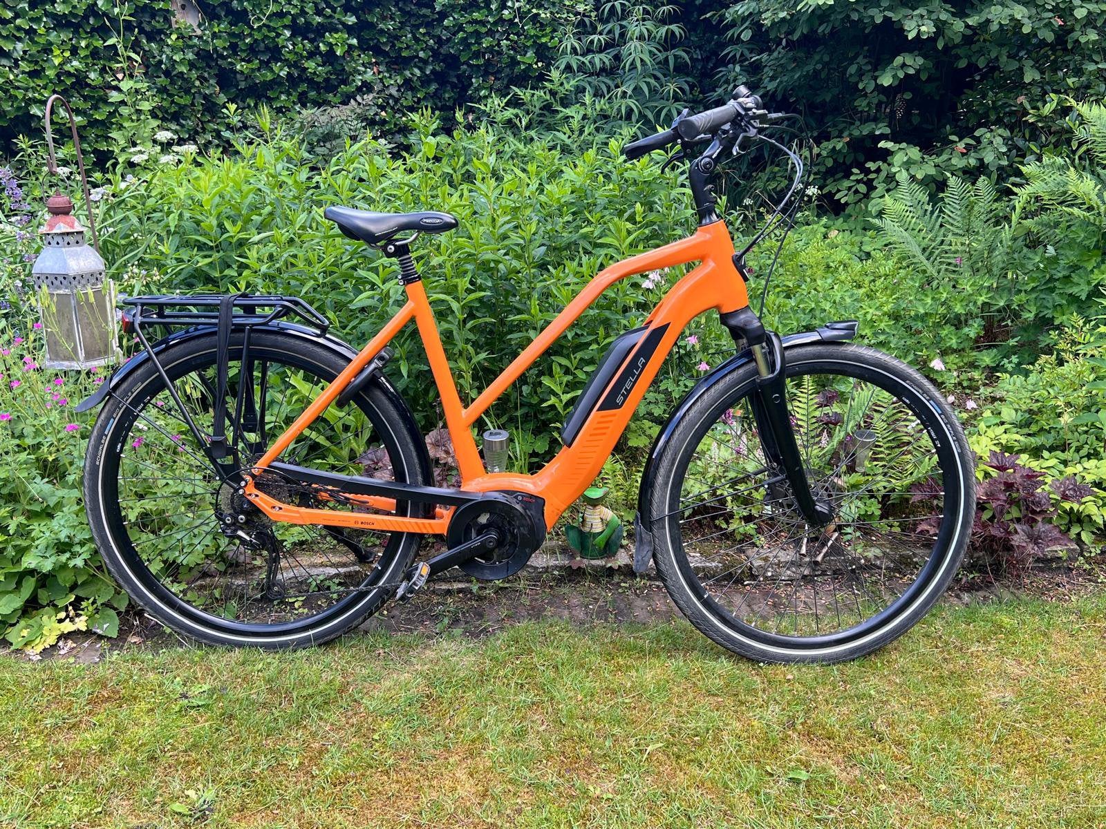 Stella Morena elektrische fiets Bosch middenmotor, 53 tot 56 cm, Versnellingen, Zo goed als nieuw, Schijfrem
