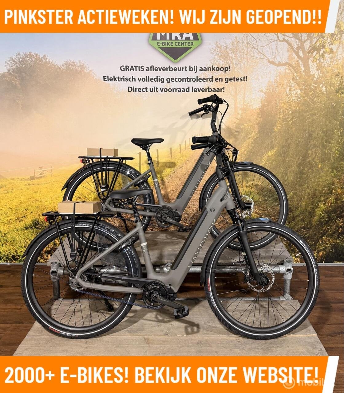 Van Dijck Leto Elektrische fiets met Bafang midden motor!, Minder dan 47 cm, Nieuw, Overige merken