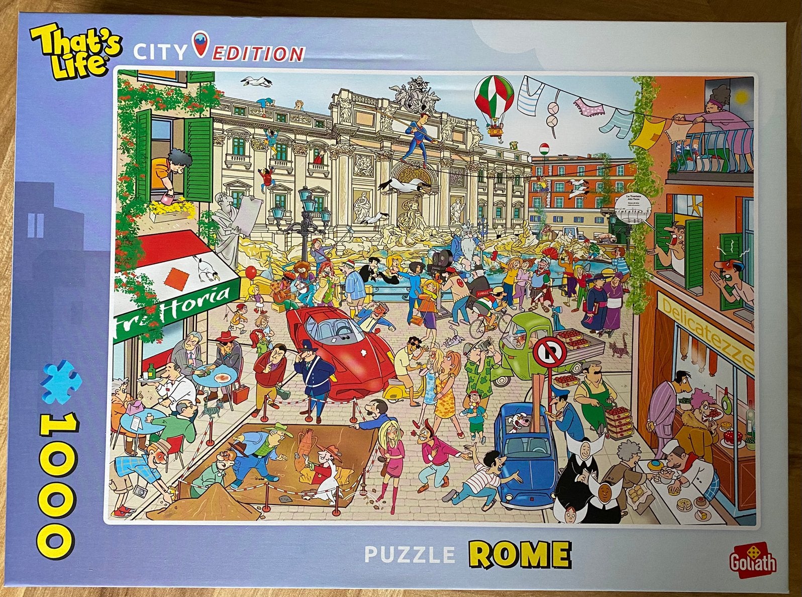 That’s life 1000 stukjes puzzel Rome, Ophalen, 500 t/m 1500 stukjes, Zo goed als nieuw