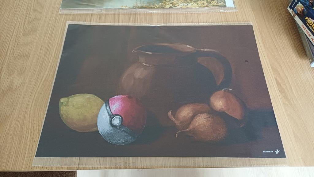 Pokemon retro artwork custom, Ophalen of Verzenden, Nieuw, Losse kaart, Foil