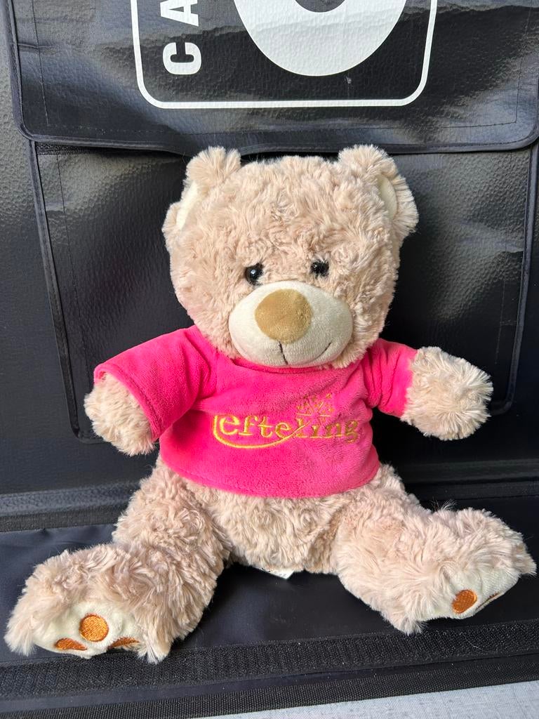 Efteling knuffelbeer roze shirt, Verzamelen, Efteling, Ophalen of Verzenden, Overige typen