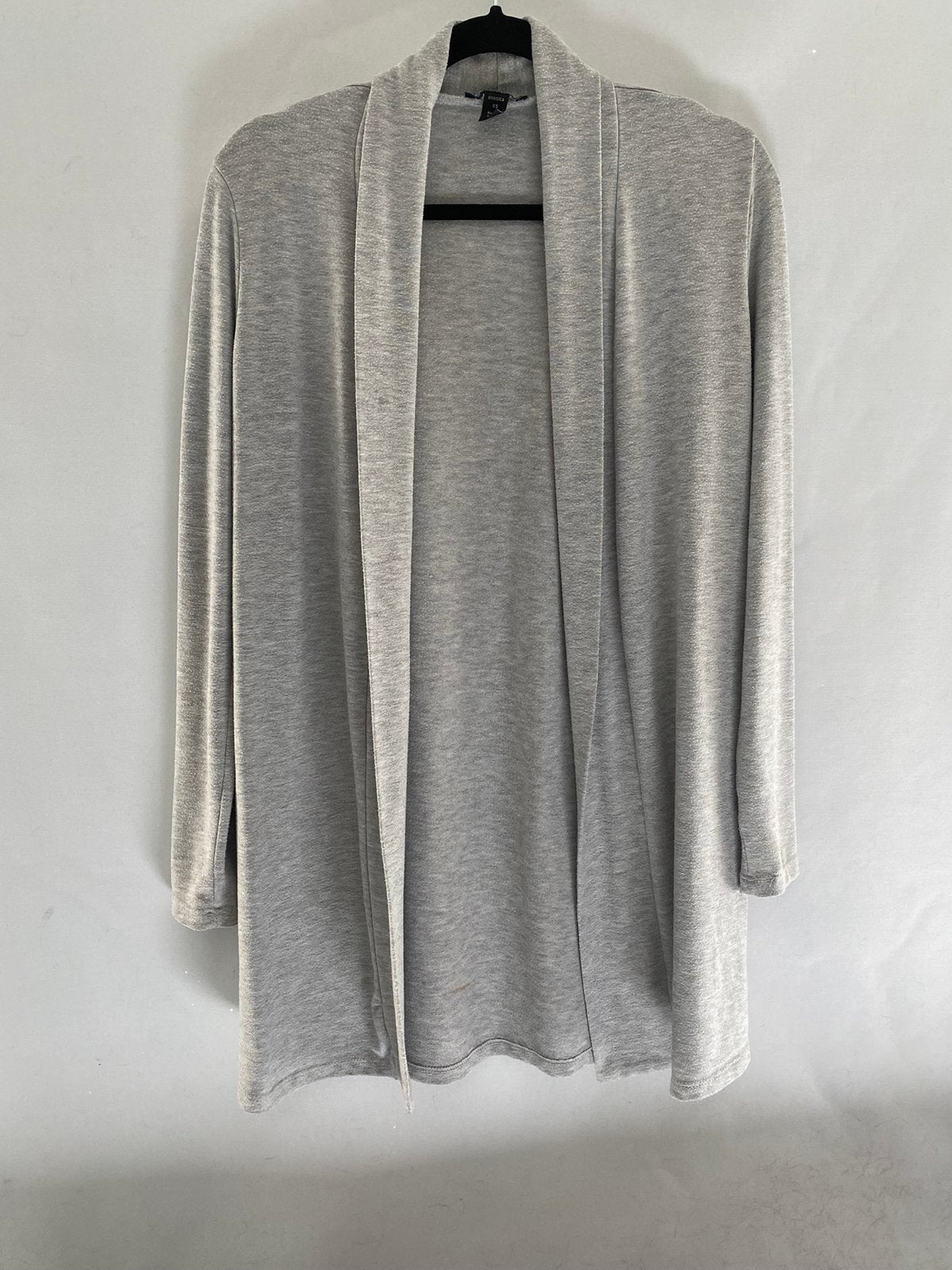 Amisu lang open vest grijs maat XS/34, Kleding | Dames, Ophalen of Verzenden, Zo goed als nieuw, Maat 34 (XS) of kleiner, Grijs