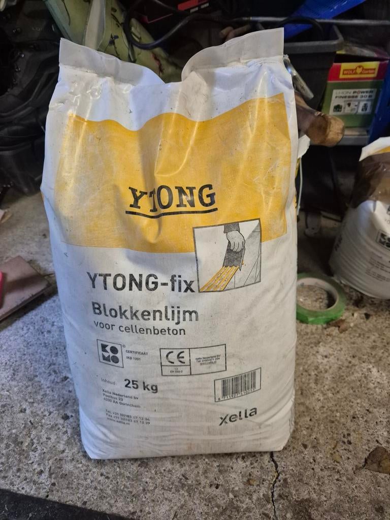 Ytong fix blokkenlijm 25 kg, Doe-het-zelf en Verbouw, Metselstenen, Ophalen, Nieuw, Overige typen