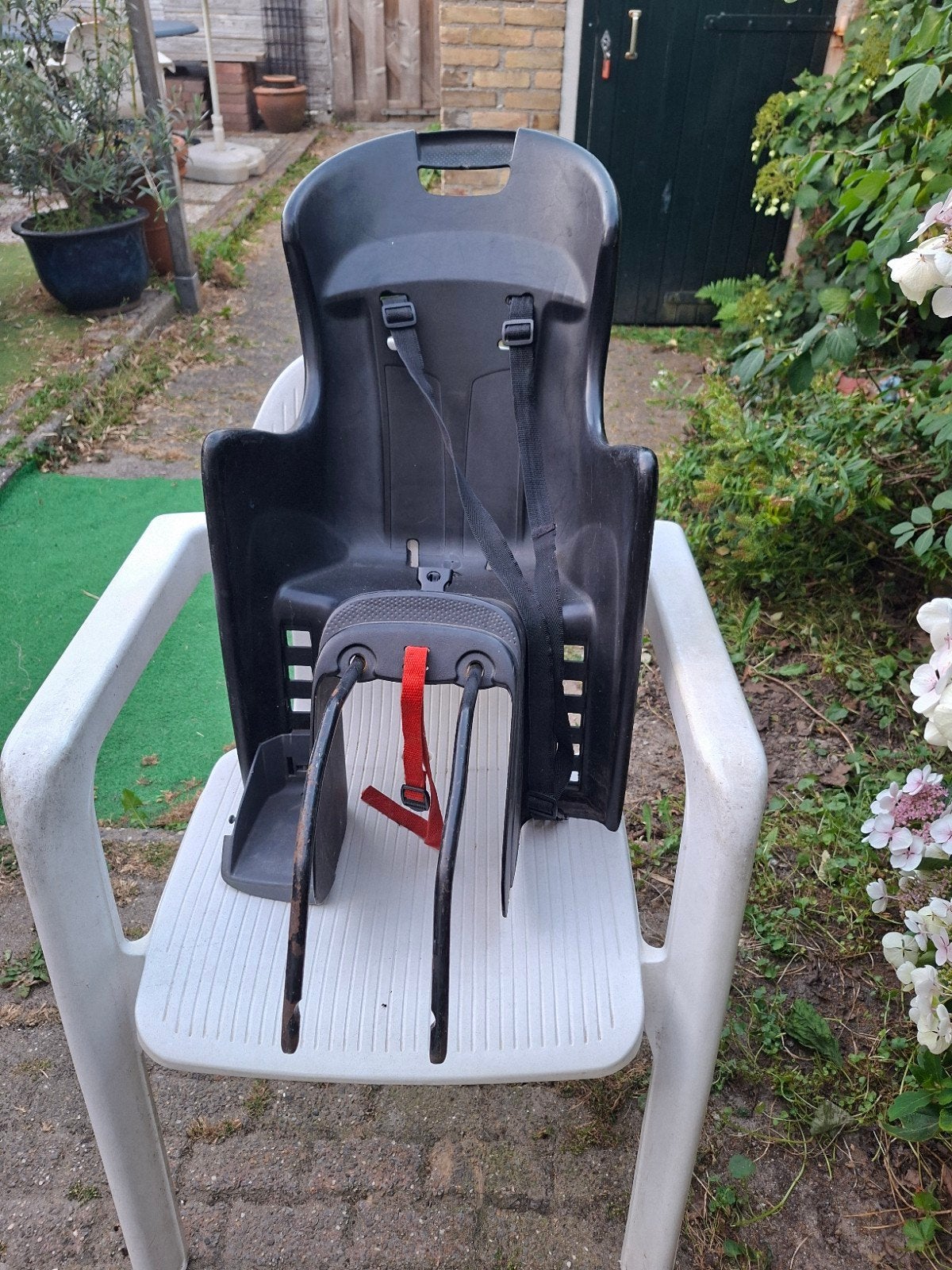 Polisport Boodie Achterzitje Fiets - Zwart, Fietsen en Brommers, Fietsaccessoires | Fietsstoeltjes, Ophalen, Achterzitje, 0 t/m 18 kg
